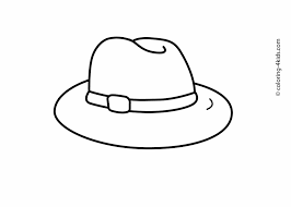 Select from 35870 printable crafts of cartoons, nature, animals, bible and many more. Hat Coloring Pages For Kids Printable Drawing Coloring Pages For Kids Coloring Pages Printables Kids