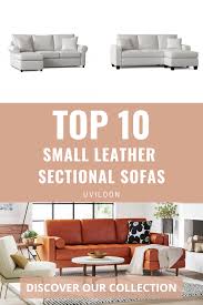 10 Best Small Leather Sectional Sofas On Wayfair Living Room Furniture Ideas Leather Sectional Sofas Leather Sectional Wayfair Living Room Furniture
