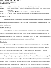 Notice that there is no closing signature in a memo, as there would be in a business email or business letter. In This Memorandum I Discuss Proper Writing For Your Memo Format Assignments Specifically I Pdf Free Download