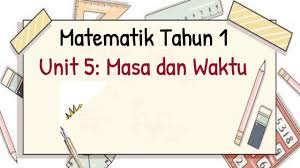 Perang ilmu pengetahuan tentang mesin waktu ini masih menjadi pro dan kontra. Matematik Tahun 1 Masa Dan Waktu Kenali Waktu Youtube