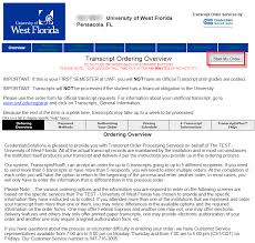 Ordering An Official Uwf Transcript Uwf Public Knowledge Base Uwf Confluence