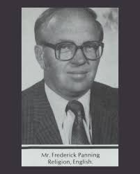 We remember former SCLA teacher, Frederick "Fritz" Panning, who passed away 