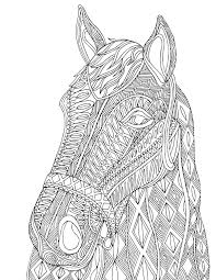 Horse coloring page for children. Pin On Horses