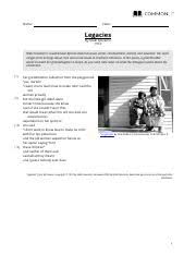 How to find any commonlit answer key. Commonlit Legacies Student 1 Pdf Name Class Legacies By Nikki Giovanni 1972 Nikki Giovanni Is A Well Known African American Poet Writer Commentator Course Hero