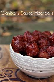 Cranberry Sauce Meatballs Recipe Cranberry Sauce Meatballs Christmas Recipes Appetizers Crockpot Appetizers