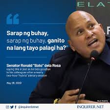 Senator Ronald “Bato” dela Rosa is