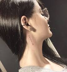 77 Small Tattoo Ideas For Women Ecemella Small Neck Tattoo Idea Ecemella Ideas Necktattoos Small Neck Tattoos Neck Tattoos Women Girl Neck Tattoos