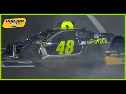 Grand prix motorcycle racing is the premier class of motorcycle road racing events held on road circuits 3 where to watch motogp live stream for free? Jimmie Johnson Triggers Early Wreck In Cam Am Duel 1 Youtube