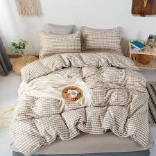 Check spelling or type a new query. Quilt Cover Set With Bed Linens Solid Color Comforter Bedding Set For Double Bed Ebay