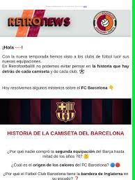 8 ha obtenido 16 títulos nacionales en esta. Retrofootball Porque Nadie Compro Esta Camiseta Del Barca Milled