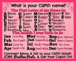 cupid name valentine name funny nicknames things to do at a sleepover