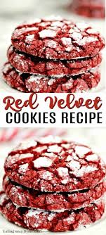 Red Velvet Cookies Recipe Easy Red Velvet Cake Mix Cookies Recipe Red Velvet Cookie Recipe Red Velvet Cookies Easy Cookie Recipes
