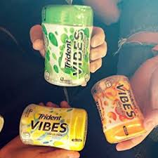 Amazon Com Trident Vibes Gum Variety Pack Ooh La Lemon Sugar Free Gum Spearmint Rush Sugar Free Gum Tropical Beat S Sugar Free Gum Lemon Sugar Sugar Free