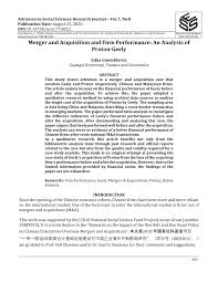 Get the latest proton power systems stock price and detailed information including news, historical charts and realtime prices. Pdf Merger And Acquisition And Firm Performance An Analysis Of Proton Geely