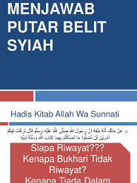 Start studying workset 6 1.2 putar. Menjawab Putar Belit Syiah Teks Syariah Agama Agama Ibrahimiah