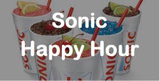 Order through the sonic app, and you get drinks and slushes for half price all day. Sonic Happy Hour Updated Menu Secret Menus Guru