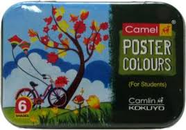 Camel poster colour 6 shades. Flipkart Com Camel Student Poster Colours 6 Shades Prints Stamps Painting Kit