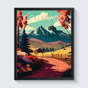 Amazon.com: Colorado Autumn Art Print, Colorado Poster Wall art ...