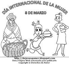 El personaje es una princesa guerrera de las amazonas y es conocida en su tierra natal como la. Pagina Educativa Madre Creativa Imagenes Del Dia Internacional De La Mujer Para Colorear Pintar Imprimir
