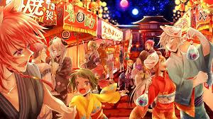 Image Result For Japanese Summer Festival Japanese Festival Anime Circus Matsuri Festival