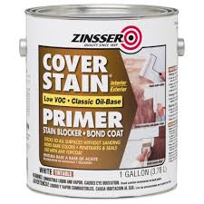Check spelling or type a new query. Zinsser Cover Stain 1 Gal White Low Voc Classic Oil Based Interior Exterior Primer And Sealer 271448 The Home Depot