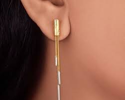 Tanishq 22kt Gold Earrings Design With Price Jewelry Bangalore 133547600 Gold Earrings Designs Gold Earrings With Price Tanishq Jewellery