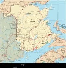 New Brunswick Map Detailed Map Of New Brunswick New Brunswick Map New Brunswick Canada New Brunswick