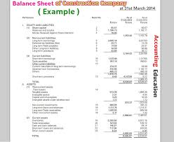 17 company account balance sheet format sopexample