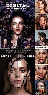 Digital Painting Effect 24207105 Goldclipart Ru Photoshop Tutorial Graphics Photoshop Tutorial Design Photo Editing Photoshop