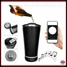 Distribuidora C Y R Dominicana (CYRDOM, S.R.L) | Nuevo🔥🔥🔥 Vaso con  destapador y bocina Bluetooth agregada. Interior en acero inoxidable.  Disponible en Negro, azul y blanco. Por solo $550... | Instagram