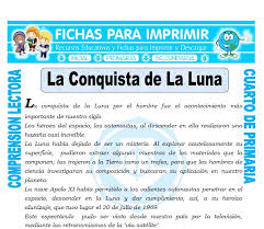 Sigo buscando más información que tengo gran importancia y que sea de gran ayuda, hemos logrado recopilar esta colección de fichas de comprensión lectora ideales para nuestros alumnos. La Ficha La Conquista De La Luna Contiene Una Lectura Recreativa Donde Los Nin Problemas De Multiplicaciones Matematicas De Quinto Grado Problemas Matematicos
