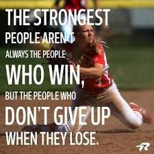 These quotes are selected from famous softball authors, celebrities and newsmakers. The Strongest People Baseball Meme Sports Quotes Softball Inspirational Softball Quotes Softball Quotes