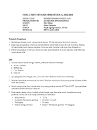 You still don't have to pay at this stage. Soal Ujian Tentang Php Dasar Beserta Jawabannya Soalsiswa Com