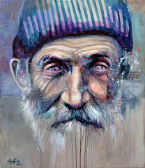 Ocaso, acrilico sobre tela 120 x 100 cm.