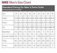 Image Result For Nike Swimsuit Size Chart Nike Swimsuit Nike Men Chart