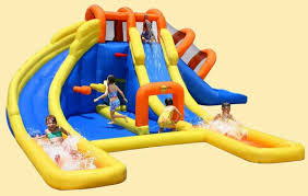 Jacuzzi4you Wasserrutschen Wasserrutsche Aufblasbare Poolspielzeuge Erlebnisbader