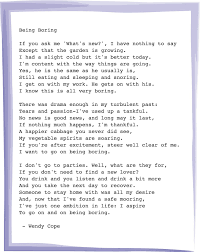 A Poem By Wendy Cope Wendy Cope Poems Poems Coping Quotes