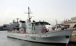 Nigeria, were journalist can't decipher between a helicopter gunship and a fighter jet, or a patrol craft and a warship. Picture Of First Locallly Made Navy Warship Politics Nigeria