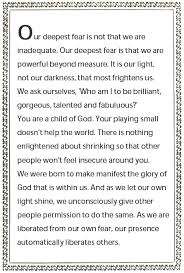 This Is Often Attributed To Nelson Mandela It Was Written By Marianne Williamson Inspirational Quotes Words Of Wisdom Wise Words