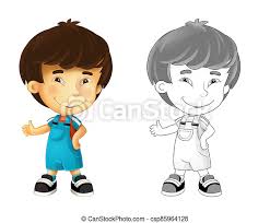 Download from a vast collection of professionally drawn and designed cartoon stock photos and images. Cartoon Sketch Scene With Child Asian Boy Illustration Cartoon Sketch Scene With Child Asian Boy On White Background Canstock