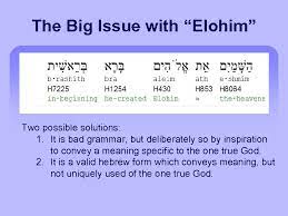 Check spelling or type a new query. The Use Of Elohim In Scripture Laindon Bible