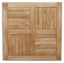 Ayakci Kare Teak Masa Tablasi