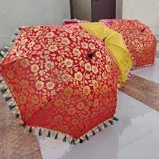 Worldoftextile 5 Pcs Mix Lot Indian Wedding Umbrella Handmade Umbrella Decorations Vintage Parasols Cott Umbrella Decorations Umbrella Wedding Umbrella Designs