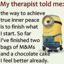 Funny therapist famous quotes & sayings: Image Result For Funny Minion Quotes Minion Quotes Memes