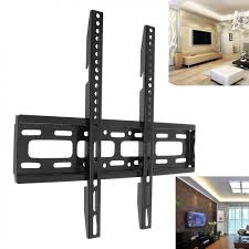 Our sleek and sturdy wall mounts sit close to. 50kg Tv Wall Mount Bracket Tv Frame For 26 65 Inch Tv Shopee Philippines