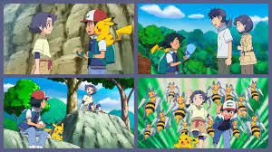 ASH & PIKACHU MEET HARUTO, SAE & SO Pokemon Journeys The Distant Blue Sky  Special Episode REVIEW - YouTube