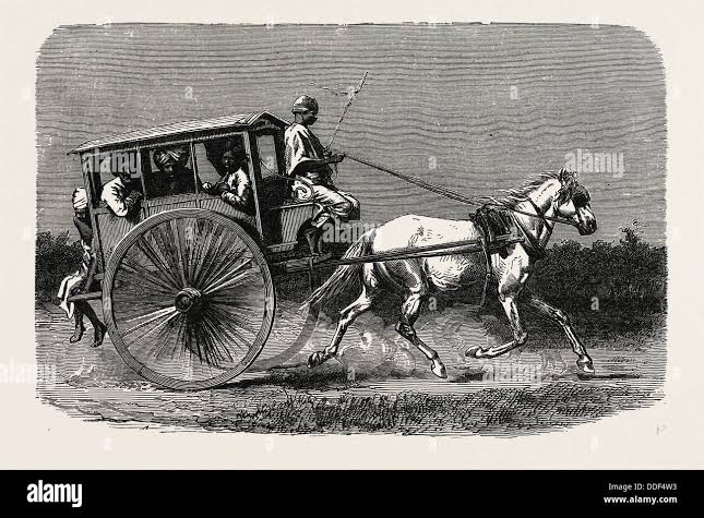 TRAVELLING IN THE MADRAS PRESIDENCY. Colonial India The Madras Presidency, officially the Presidency of Fort St. George Stock Photo - Alamy