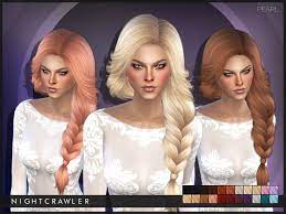 Sssvitlans Sims Hair Womens Hairstyles Sims