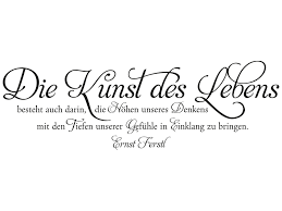 Wandtattoo Die Kunst Des Lebens Klebeheld De