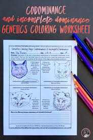 The pedigree to the right shows the. Codominance Incomplete Dominance Genetics Middle School Science Science Coloring Work Middle School Science Resources Middle School Science Science Journal